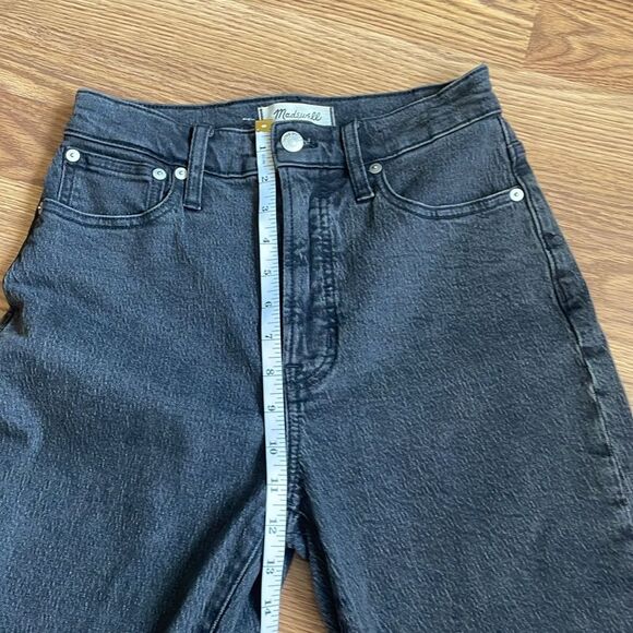 Madewell The Perfect Vintage Straight Jeans Size 24 lunar wash black NWOT - Picture 6 of 15